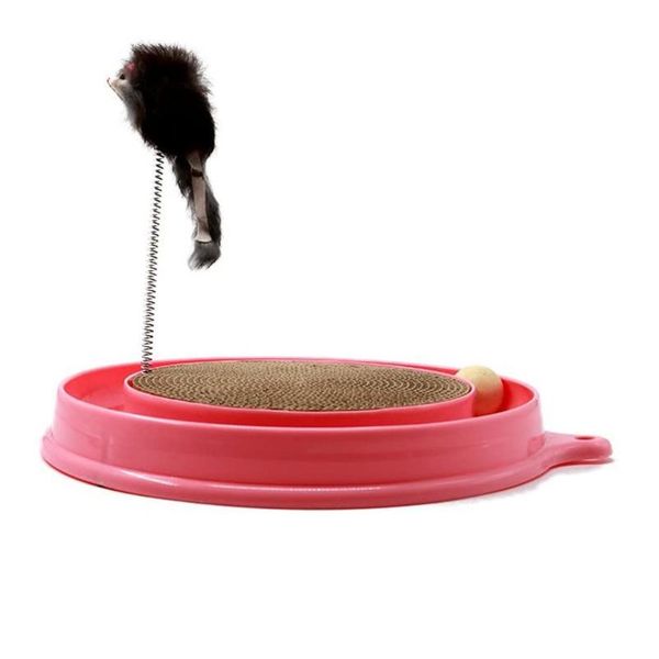 cat toys scratcher toy turbo post pad interactive training exercise mouse play with spring and ball
cat toys scratcher toy turbo post pad interactive training exercise mouse play with spring and ball