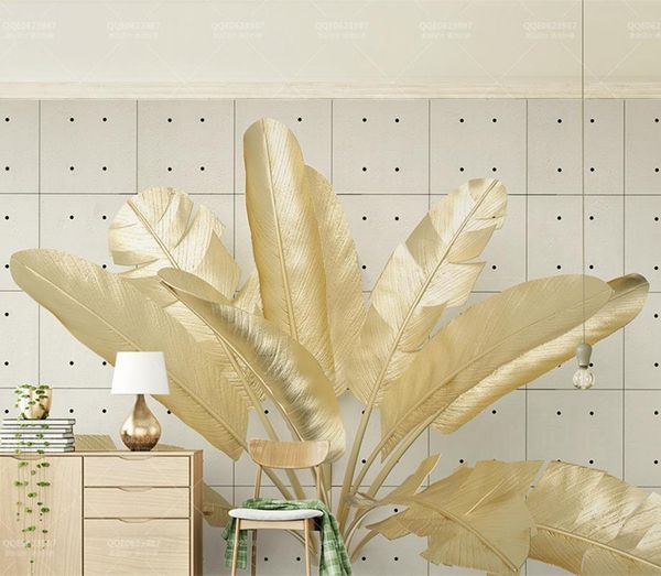 wallpapers 3d custom modern po wallpaper mural golden embossed banana leaf for living room bedroom tv background home decor
wallpapers 3d custom modern po wallpaper mural golden embossed banana leaf for living room bedroom tv background home decor