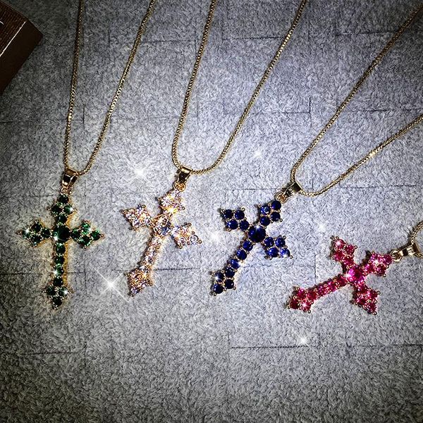 pendant necklaces huitan fashion white/rose red/green blue cross necklace for women shiny stylish party accessories female statement neck je, Silver
pendant necklaces huitan fashion white/rose red/green blue cross necklace for women shiny stylish party accessories female statement neck je, Silver