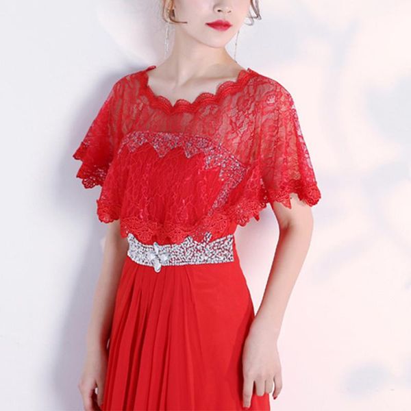 fashion red bridal wraps short lace wedding shawl summer female evening party capes accessories women's cape scarves, Blue;gray
fashion red bridal wraps short lace wedding shawl summer female evening party capes accessories women's cape scarves, Blue;gray