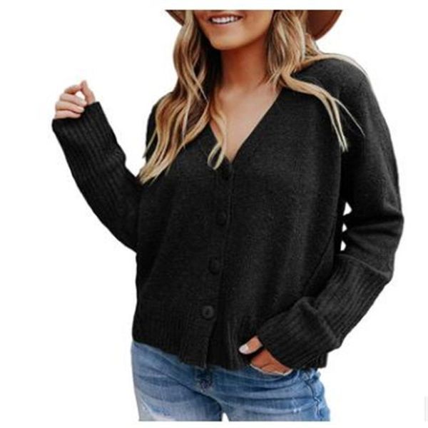 women's knits & tees autumn 2021 korean version women v-neck pure color single-breasted long sleeve kniting cardigan sweater black/khak, White
women's knits & tees autumn 2021 korean version women v-neck pure color single-breasted long sleeve kniting cardigan sweater black/khak, White