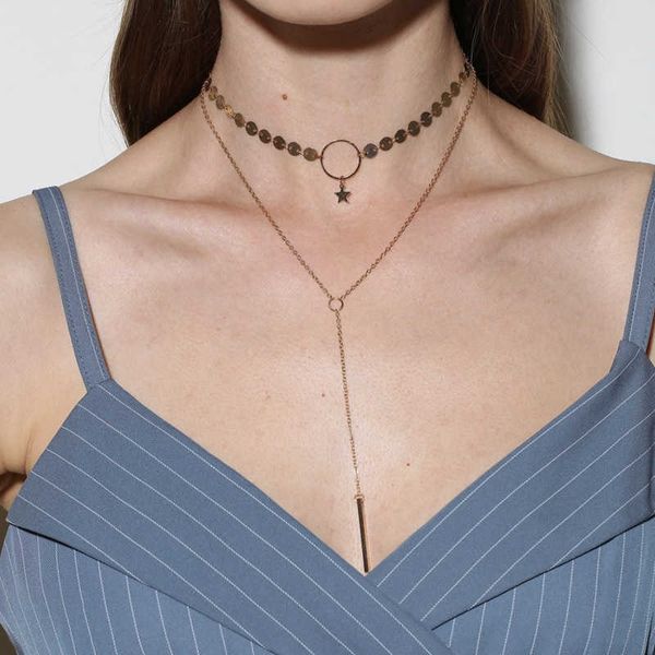 designer necklace luxury jewelry 2021 fashion alloy women's necklaces & pendants choker necklace fashion gold color crystal pendant for, Silver
designer necklace luxury jewelry 2021 fashion alloy women's necklaces & pendants choker necklace fashion gold color crystal pendant for, Silver