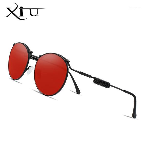 sunglasses xiu steampunk polarized for women and men vintage retro round metal brand design fashion oculos uv400, White;black
sunglasses xiu steampunk polarized for women and men vintage retro round metal brand design fashion oculos uv400, White;black