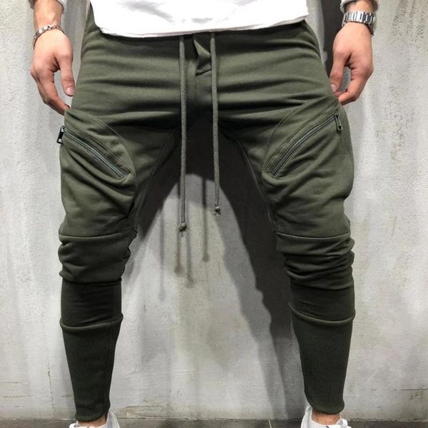 men's pants sweatpants multi-pocket skin friendly cotton blend men sports gym for jogger, Black
men's pants sweatpants multi-pocket skin friendly cotton blend men sports gym for jogger, Black