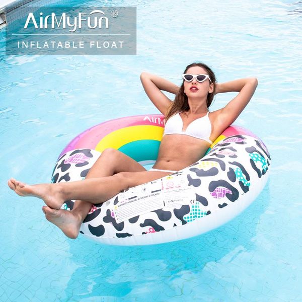 airmyfun inflatable rainbow leopard giant pool float, swim ring float rafts, water rafts inner tube life vest & buoy
airmyfun inflatable rainbow leopard giant pool float, swim ring float rafts, water rafts inner tube life vest & buoy