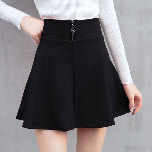 skirts women solid pleated skirt female zipper autumn/winter 2021 casual empire waist above knee mini a-line office lady sweet, Black
skirts women solid pleated skirt female zipper autumn/winter 2021 casual empire waist above knee mini a-line office lady sweet, Black