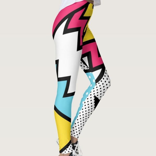 quickitout arrival leggings black women capris white dots 3d printed color stripes clothing slim trousers workout pants, Black;white
quickitout arrival leggings black women capris white dots 3d printed color stripes clothing slim trousers workout pants, Black;white