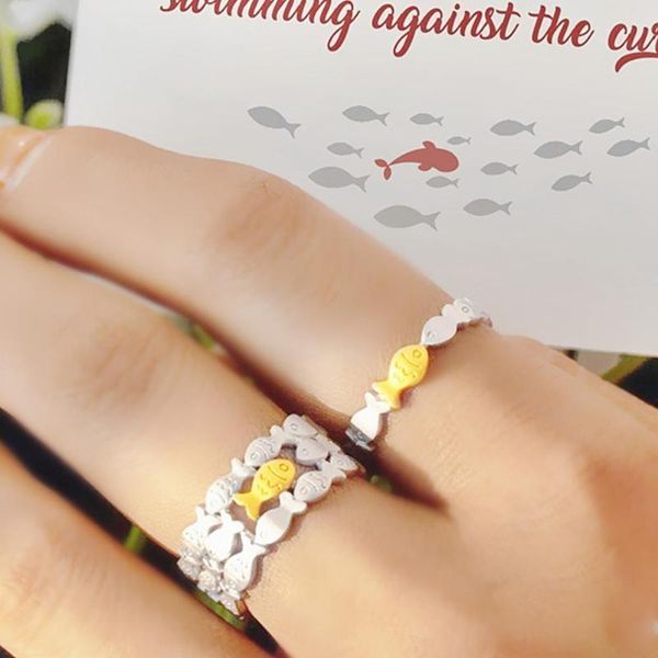 wedding rings fashion adjustable stacking ring cute gold little retro jewelry personality fish birthday creative gift i6a3, Slivery;golden
wedding rings fashion adjustable stacking ring cute gold little retro jewelry personality fish birthday creative gift i6a3, Slivery;golden