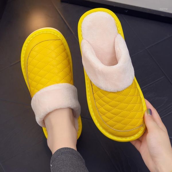 slippers winter women indoor furry genuine leather diamond lattice home shoes plush flats ladies warm house bedroom men1, Black
slippers winter women indoor furry genuine leather diamond lattice home shoes plush flats ladies warm house bedroom men1, Black