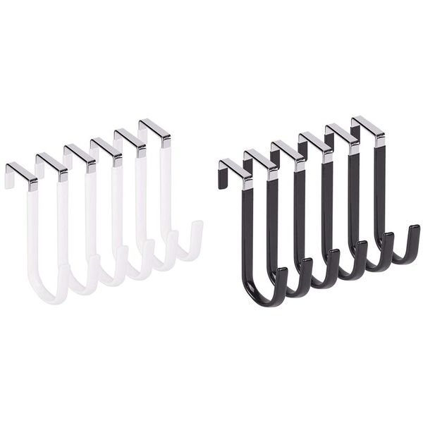 hooks & rails over door for hanging clothes, 6 packs hanger soft rubber surface prevent scratches, hook bathroom
hooks & rails over door for hanging clothes, 6 packs hanger soft rubber surface prevent scratches, hook bathroom