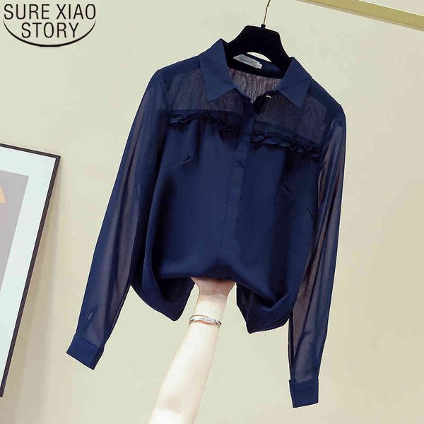 office lady women autumn long sleeve chiffon shirts solid loose blouse korean fashion clothing blusas 11156 210417, White
office lady women autumn long sleeve chiffon shirts solid loose blouse korean fashion clothing blusas 11156 210417, White