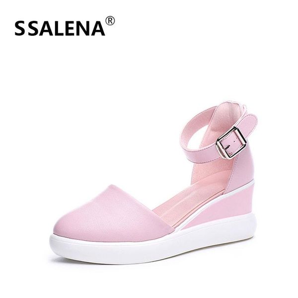 women buckle strap wedge sandals ladies pointed toe fashion party female close block heel elegant shoes 60723, Black
women buckle strap wedge sandals ladies pointed toe fashion party female close block heel elegant shoes 60723, Black