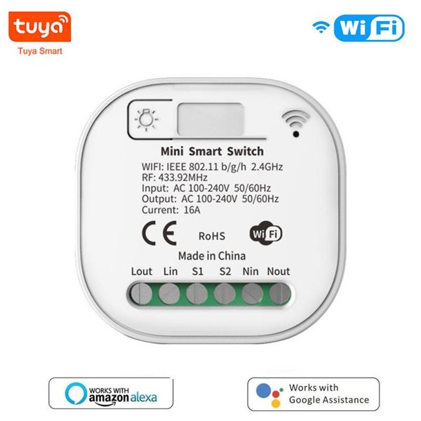 smart home control 16a diy wifi switch tuya app remote wireless timer light work with google alexa
smart home control 16a diy wifi switch tuya app remote wireless timer light work with google alexa