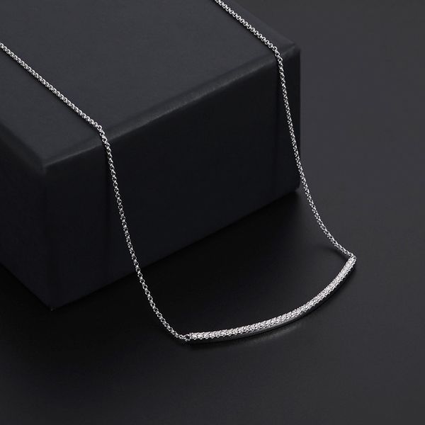 special offer 70% off family smile necklace women's tanabata gift 21 years new diamond inlaid clavicle chain face arc sweater, Silver
special offer 70% off family smile necklace women's tanabata gift 21 years new diamond inlaid clavicle chain face arc sweater, Silver