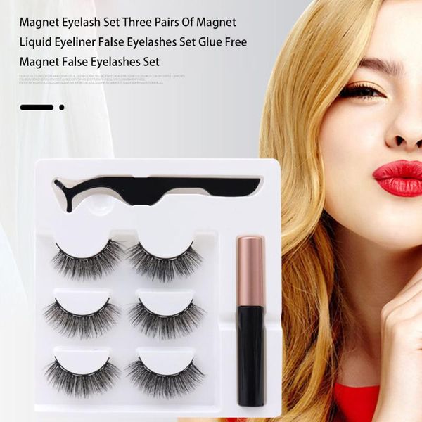 false eyelashes magnet eyelash set three pairs of liquid eyeliner glue soft easy wear
false eyelashes magnet eyelash set three pairs of liquid eyeliner glue soft easy wear