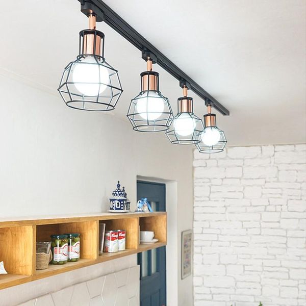 track lights retro industrial led light e27 bulb rail spotlight lighting fixture for clothing shop exhibition display 85-240v
track lights retro industrial led light e27 bulb rail spotlight lighting fixture for clothing shop exhibition display 85-240v