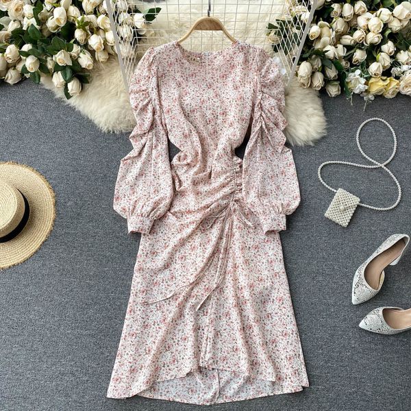 singreiny women ruched drawstring floral dress korean puff sleeve o neck a-line chiffon dresses spring bohemian print midi dress 210419, Black;gray
singreiny women ruched drawstring floral dress korean puff sleeve o neck a-line chiffon dresses spring bohemian print midi dress 210419, Black;gray