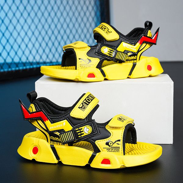 Summer New Cartoon Childrens Sandals Boys Outdoor Leisure Breathable Beach Shoes Lightweight Breathable Kids Shoes BSS25, 01
Summer New Cartoon Childrens Sandals Boys Outdoor Leisure Breathable Beach Shoes Lightweight Breathable Kids Shoes BSS25, 01