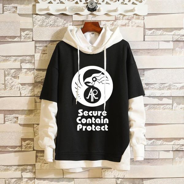 men's hoodies & sweatshirts scp secure contain protect special containment procedures hoodie hooded fashion streetwear pullover costu, Black
men's hoodies & sweatshirts scp secure contain protect special containment procedures hoodie hooded fashion streetwear pullover costu, Black