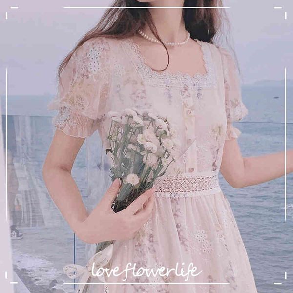 dress korean elegant vintage dresses women casual floral design midi dresses evening lace-up summer chic 210521, Black;gray
dress korean elegant vintage dresses women casual floral design midi dresses evening lace-up summer chic 210521, Black;gray