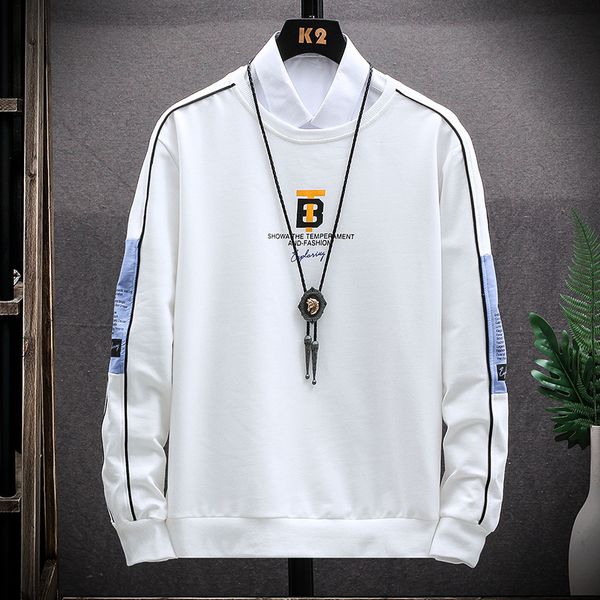 spring 2021 new men's sweater korean slim bottom shirt long sleeve t-shirt w94, Black
spring 2021 new men's sweater korean slim bottom shirt long sleeve t-shirt w94, Black
