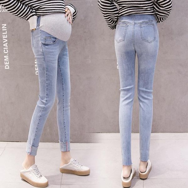 maternity bottoms jeans for pregnant women skinny denim pencil pants stretch trousers elastic waist abdominal pregnancy leggings, White
maternity bottoms jeans for pregnant women skinny denim pencil pants stretch trousers elastic waist abdominal pregnancy leggings, White