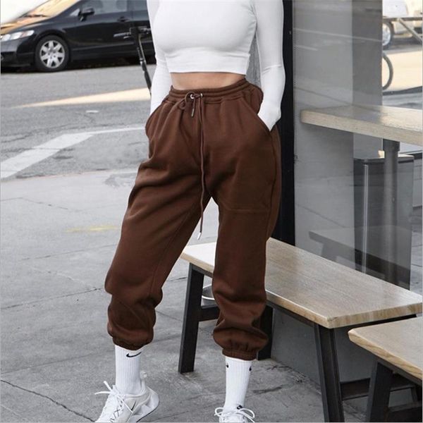 fashion trend women sports pants solid color casual drawstring high waist autumn female trousers simple stylish bottoms women's & capri, Black;white
fashion trend women sports pants solid color casual drawstring high waist autumn female trousers simple stylish bottoms women's & capri, Black;white