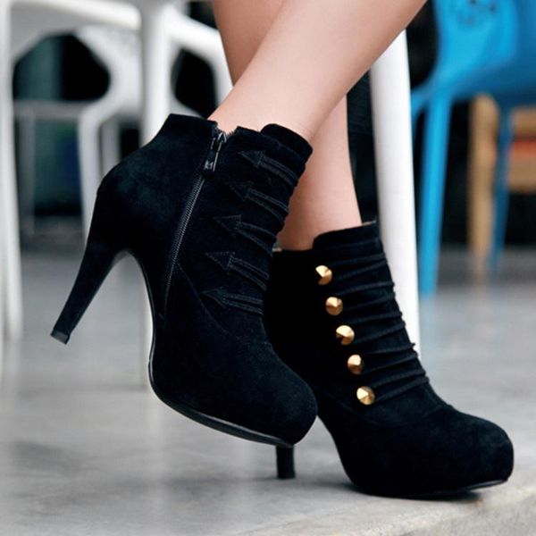 dress shoes genuine leather boots high heel temperament woman joker bare black women pumps
dress shoes genuine leather boots high heel temperament woman joker bare black women pumps