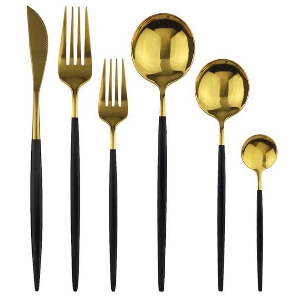 dinnerware sets 4set gold 18/10 stainless steel cutlery set tableware flatware utensils knife fork spoon dinner home accessories 304
dinnerware sets 4set gold 18/10 stainless steel cutlery set tableware flatware utensils knife fork spoon dinner home accessories 304