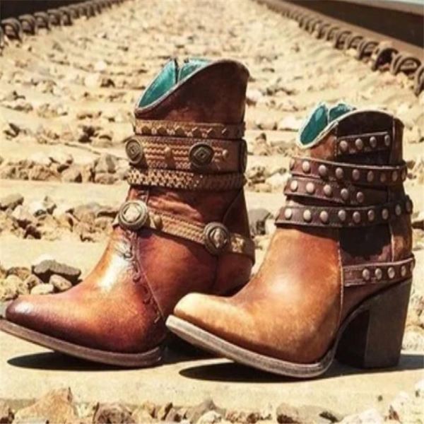 boots chaussures femme old fashion style woman ankle rivets pointed toe genuine leather buckle low heels autumn dress shoes, Black
boots chaussures femme old fashion style woman ankle rivets pointed toe genuine leather buckle low heels autumn dress shoes, Black