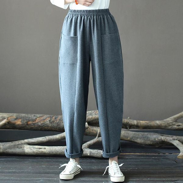 women's pants & capris johnature women casual patchwork pockets solid color 2021 autumn cotton blend long korean style female trouser, Black;white
women's pants & capris johnature women casual patchwork pockets solid color 2021 autumn cotton blend long korean style female trouser, Black;white