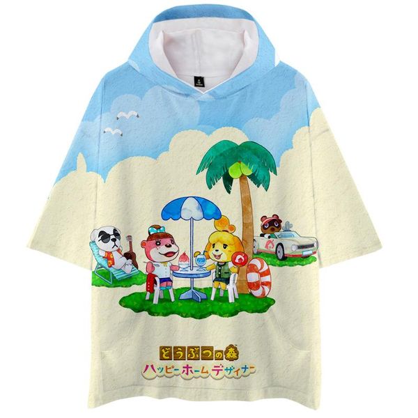 men's hoodies & sweatshirts sportswear hoodie short sleeve t-shirt summer casual 3d animal crossing clothes printing loose hooded men w, Black
men's hoodies & sweatshirts sportswear hoodie short sleeve t-shirt summer casual 3d animal crossing clothes printing loose hooded men w, Black