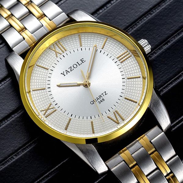 wristwatches luxury watch men brand yazole mens business watches man quartz golden stainless steel waterproof reloj hombre, Slivery;brown
wristwatches luxury watch men brand yazole mens business watches man quartz golden stainless steel waterproof reloj hombre, Slivery;brown