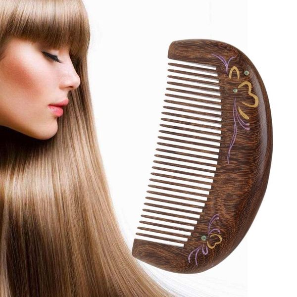 hair brushes care comb anti-static handmade natural wood wooden carved sandalwood combs, Silver
hair brushes care comb anti-static handmade natural wood wooden carved sandalwood combs, Silver