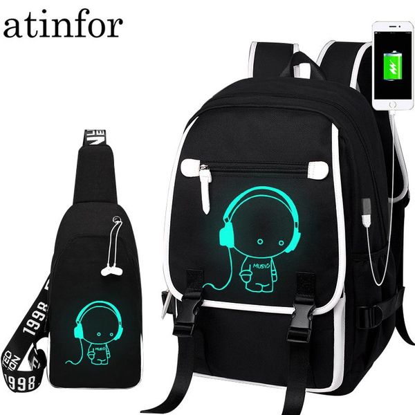 backpack atinfor reflective waterproof men with usb charging port computer shoulder bag college school student bags
backpack atinfor reflective waterproof men with usb charging port computer shoulder bag college school student bags