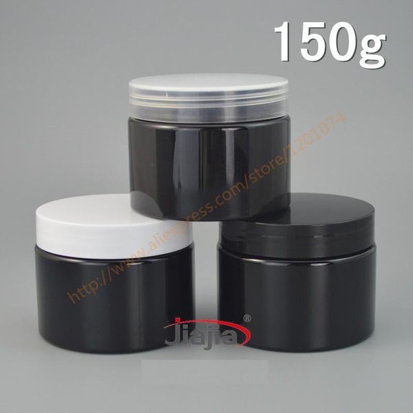 storage bottles & jars cosmetic packaging 150g shiny black plastic bottle pet cream jar 150ml pot with white/clear/black pp cap
storage bottles & jars cosmetic packaging 150g shiny black plastic bottle pet cream jar 150ml pot with white/clear/black pp cap