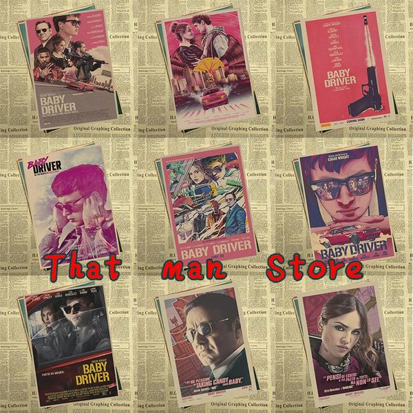 wall stickers baby driver movie kraft paper poster bar cafe vintage printing drawing core decorative painting 42*30cm
wall stickers baby driver movie kraft paper poster bar cafe vintage printing drawing core decorative painting 42*30cm