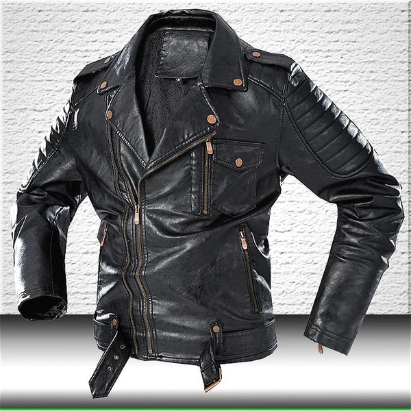 men fashion leather jacket coat 2021 brand motorcycle faux jackets spring fall windbreaker coats men's fur, Black
men fashion leather jacket coat 2021 brand motorcycle faux jackets spring fall windbreaker coats men's fur, Black