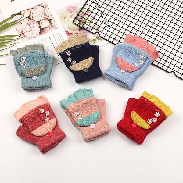 five fingers gloves autumn and winter warm ladies flip cover indoor office outdoor sports leisure fashion flower beads half finger, Blue;gray
five fingers gloves autumn and winter warm ladies flip cover indoor office outdoor sports leisure fashion flower beads half finger, Blue;gray