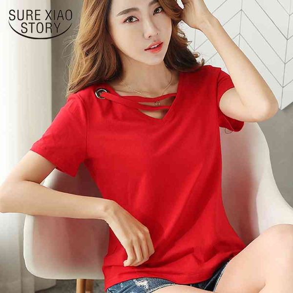 fashion casual summer v collar t shirt short sleeve women shirts white t-shirt womens clothing 2573 50 210415
fashion casual summer v collar t shirt short sleeve women shirts white t-shirt womens clothing 2573 50 210415