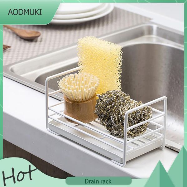 multifunction wrought iron sponge cutlery storage shelf home kitchen counter draining organizer tools rack for rags sundries & organizat
multifunction wrought iron sponge cutlery storage shelf home kitchen counter draining organizer tools rack for rags sundries & organizat