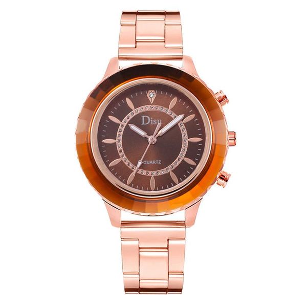 retro style women watches rhinestones dial fashion casual female quartz wristwatches drop simple stainless steel clock, Slivery;brown
retro style women watches rhinestones dial fashion casual female quartz wristwatches drop simple stainless steel clock, Slivery;brown