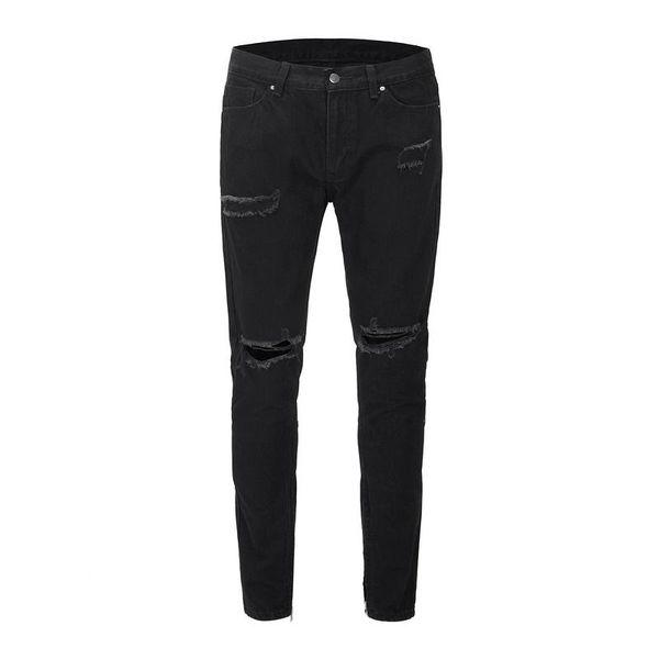 version fg style men skinny fit ripped jeans hiphop streetwear casual slim broken denim pants riri zipper men's, Blue
version fg style men skinny fit ripped jeans hiphop streetwear casual slim broken denim pants riri zipper men's, Blue