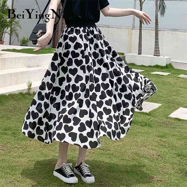heart printed a line midi skirt women black high waist streetwear korean chiffon tutu skirts elegant leisure vintage 210506
heart printed a line midi skirt women black high waist streetwear korean chiffon tutu skirts elegant leisure vintage 210506