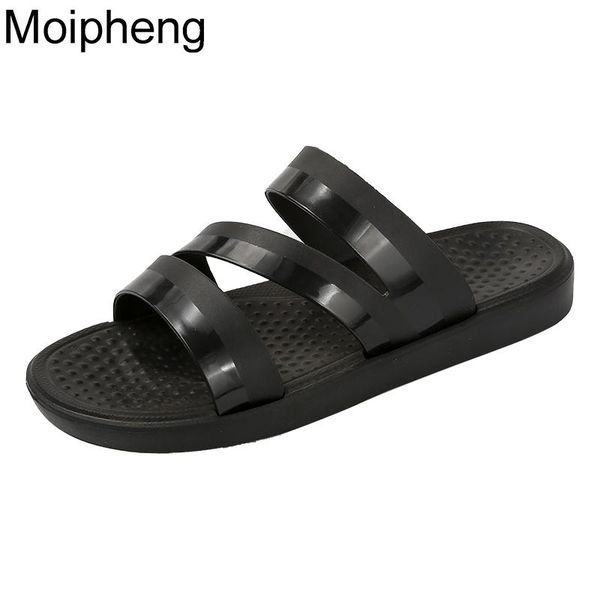 moipheng slippers women open toe shoes woman summer beach solid slides candy colors sapatos feminina sandals, Black
moipheng slippers women open toe shoes woman summer beach solid slides candy colors sapatos feminina sandals, Black