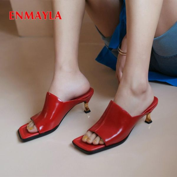 slippers enmayla women slides sheepskin solid summer 2021 genuine leather outside metal decoration shoes woman, Black
slippers enmayla women slides sheepskin solid summer 2021 genuine leather outside metal decoration shoes woman, Black