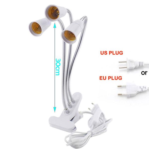 lamp holders & bases e27 socket 3 head flexible light clip with on/off switch holder for desk led plant grow bulbs base eu/us plug
lamp holders & bases e27 socket 3 head flexible light clip with on/off switch holder for desk led plant grow bulbs base eu/us plug