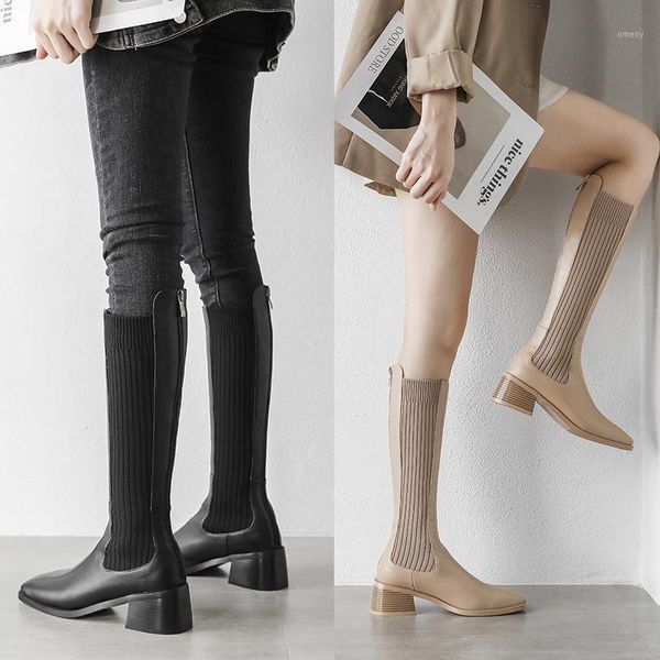 boots square heel long women pumps head solid color knight winter low-heeled shoes zapatillas mujer 20211, Black
boots square heel long women pumps head solid color knight winter low-heeled shoes zapatillas mujer 20211, Black