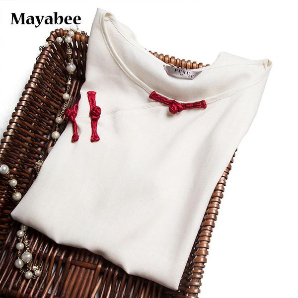 women's t-shirt 2021 spring mulberry silk chinese retro round neck white hand-button short-sleeved shirt
women's t-shirt 2021 spring mulberry silk chinese retro round neck white hand-button short-sleeved shirt