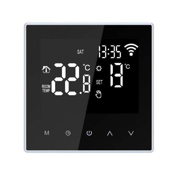 smart home control wi-fi thermostat digital temperature controller app weekly circulation programmable electric underfloor heating
smart home control wi-fi thermostat digital temperature controller app weekly circulation programmable electric underfloor heating